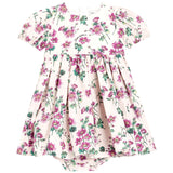 Dolce & Gabbana Multicolor Floral-Print Puff-Sleeve Dress