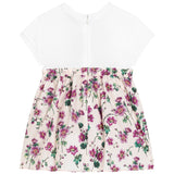 Dolce & Gabbana Ivory & Pink Floral Dress