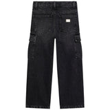 Dolce & Gabbana Black Cargo Jeans With Brand Tag