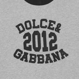 Dolce & Gabbana Grey Varsity Logo Sweatshirt