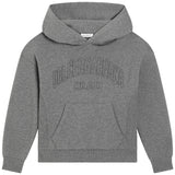 Dolce & Gabbana Grey Embroidered-Logo Hoodie