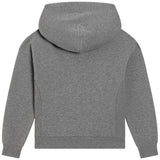 Dolce & Gabbana Grey Embroidered-Logo Hoodie