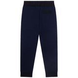 Dolce & Gabbana Navy Joggers With Dg Embroidery