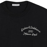 Dolce & Gabbana Navy Embroidered Sweater