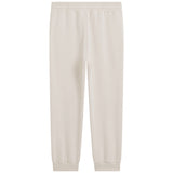 Dolce & Gabbana Beige Fleece Trousers With D&G Sequin Patch
