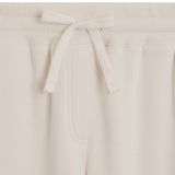 Dolce & Gabbana Beige Fleece Trousers With D&G Sequin Patch