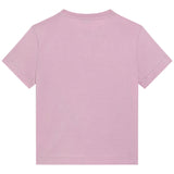 Dolce & Gabbana Purple Rhinestone Dg Logo T-Shirt