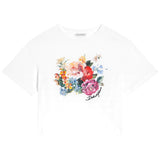 Dolce & Gabbana White Colourful Floral Print T-Shirt
