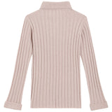 Dolce & Gabbana Peach Ribbed Wool Polo Dress With Ruffles