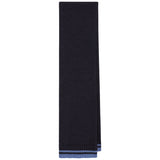 Dolce & Gabbana Navy Wool Knit Varsity Scarf