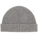 Dolce & Gabbana Grey Knit Logo Tag Beanie