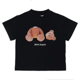 Palm Angels Black Teddy Print T-Shirt
