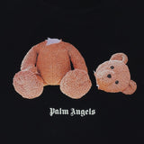 Palm Angels Black Teddy Print T-Shirt