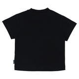 Palm Angels Black T-Shirt With Yellow Spray Paint Bear