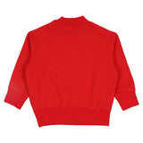 Palm Angels Red Graphic Bear Print Sweatshirt