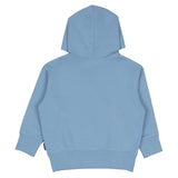 Palm Angels Blue Iconic Logo Print Hoodie