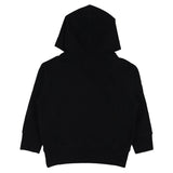 Palm Angels Black Cotton Hoodie With Blurred Logo