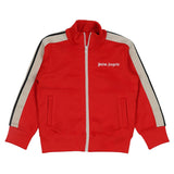 Palm Angels Red Logo-Print Track Jacket