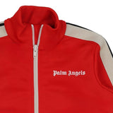 Palm Angels Red Logo-Print Track Jacket