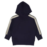 Palm Angels Navy Hoodie With Kangaroo Pocket