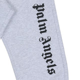 Palm Angels Light Grey Marl Cotton Jersey Joggers