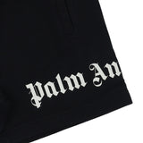 Palm Angels Black Classic Overlogo Sweat Short