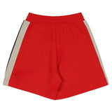 Palm Angels Red Signature Stripes Shorts