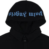 Palm Angels Black Oversized Logo Hoodie Shirt