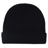 Palm Angels Black Logo-Embroidered Knitted Beanie
