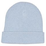 Palm Angels Blue Logo-Embroidered Knitted Beanie