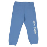 Palm Angels Blue Brand Logo Joggers
