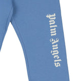 Palm Angels Blue Brand Logo Joggers