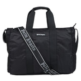 Palm Angels Black Logo-Patch Changing Bag