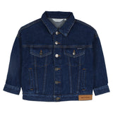 Palm Angels Blue Classic Logo Denim Jacket