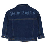 Palm Angels Blue Classic Logo Denim Jacket