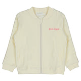 Palm Angels White Corduroy Track Jacket