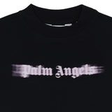 Palm Angels Black Blurred Logo T-Shirt