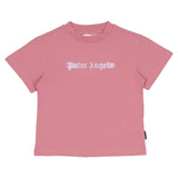 Palm Angels Peach Blurred Logo T-Shirt