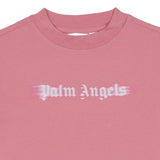 Palm Angels Peach Blurred Logo T-Shirt