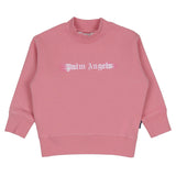 Palm Angels Peach Blurred Logo Sweatshirt