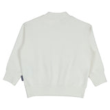 Palm Angels White Spray Bear Sweatshirt