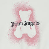 Palm Angels White Spray Bear Sweatshirt