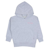 Palm Angels Grey Melange Sweatshirt With Hood