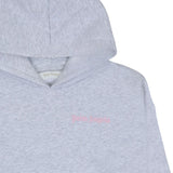 Palm Angels Grey Melange Sweatshirt With Hood