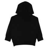 Palm Angels Black Cotton Hoodie With Blurred Logo