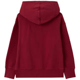 Palm Angels Maroon Neck Logo Hoodie