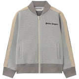 Palm Angels Grey Lurex Track Jacket