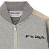Palm Angels Grey Lurex Track Jacket