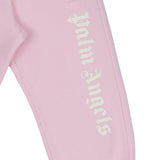 Palm Angels Pink Joggers With Logo
