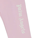 Palm Angels Pink Logo Print Joggers
